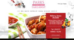 Desktop Screenshot of parkstakeaway.co.uk